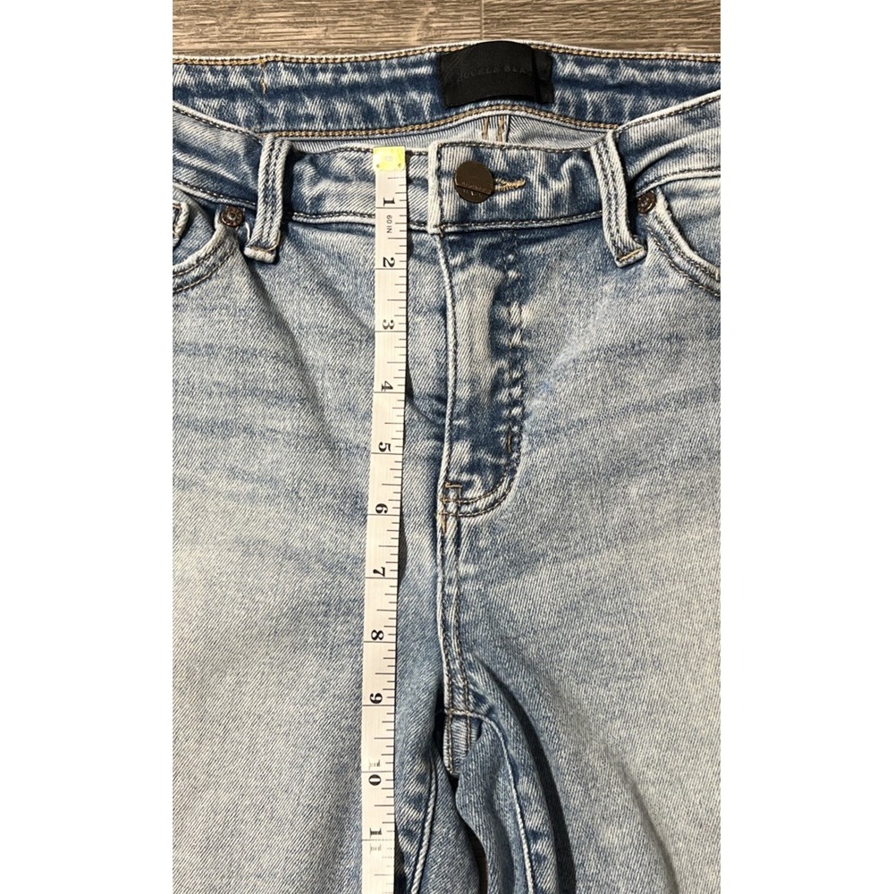 Buckle Black Fit No. 53 Cropped Straight Mid Rise Distressed Jeans Size 30x28 - Picture 8 of 10